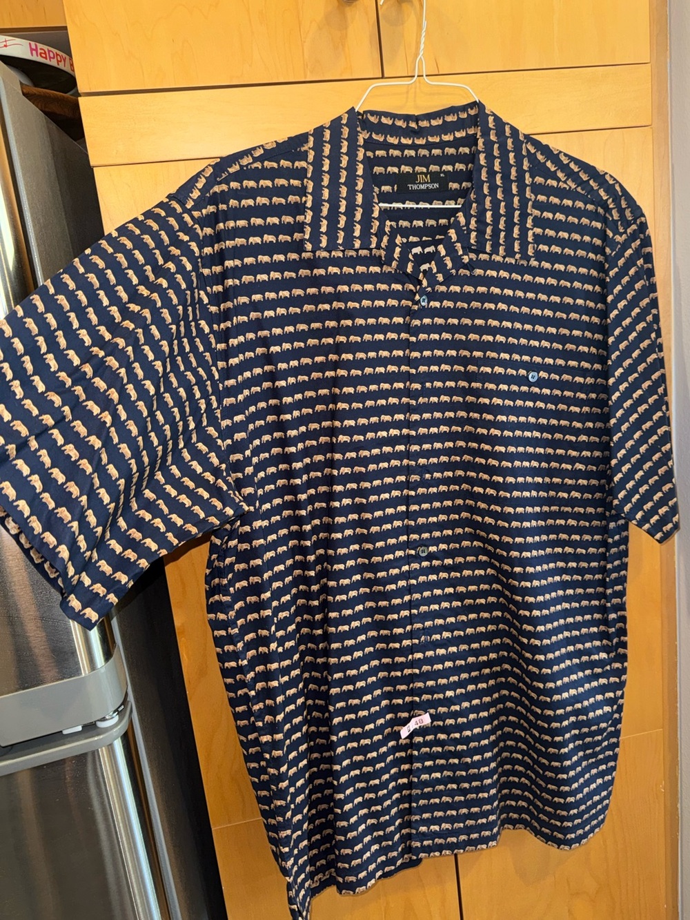 Jim Thompson Elephant-Print Shirt